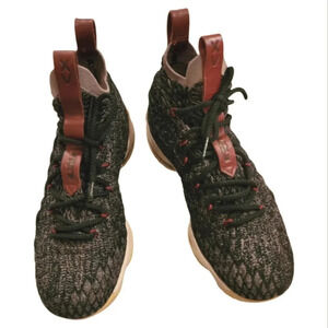 NIKE LeBron James 15 XV Pride of Ohio GOAT athletic basketball sneakers M 6.5